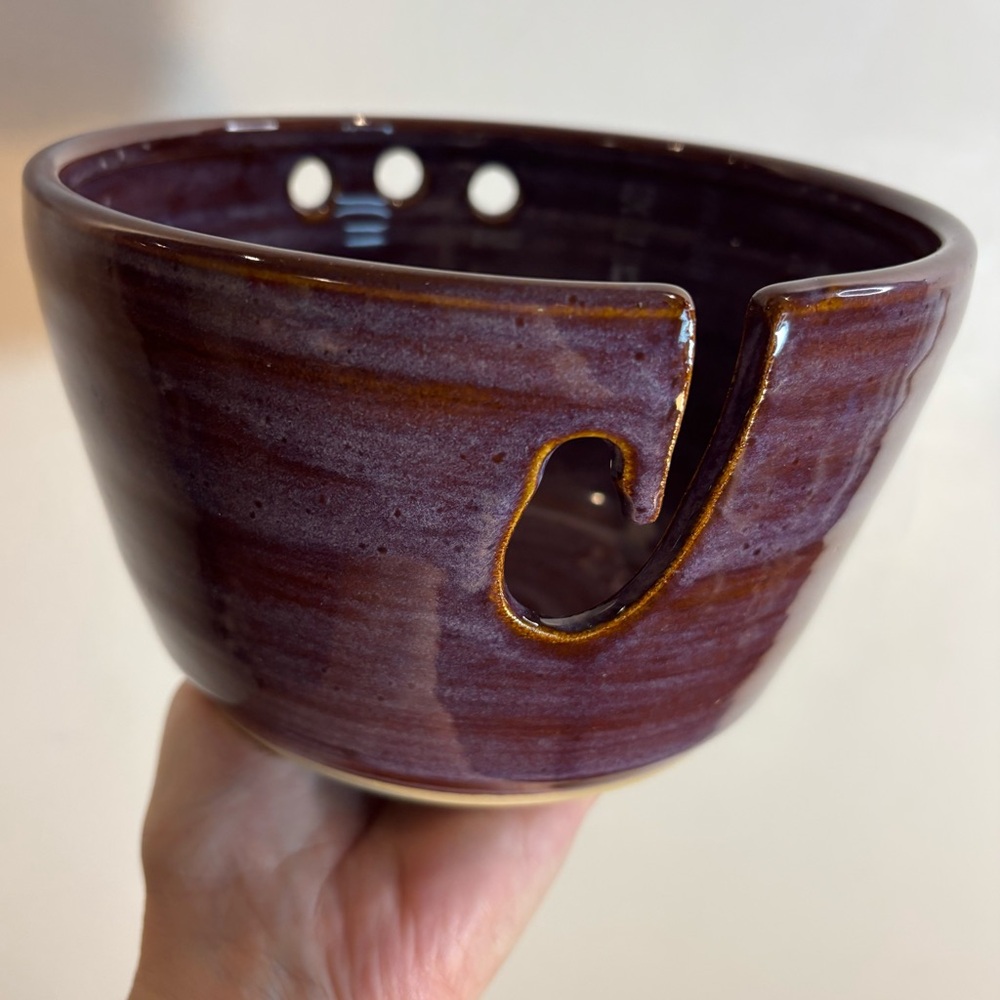 YARN Bowl Ceramic Handmade Pottery